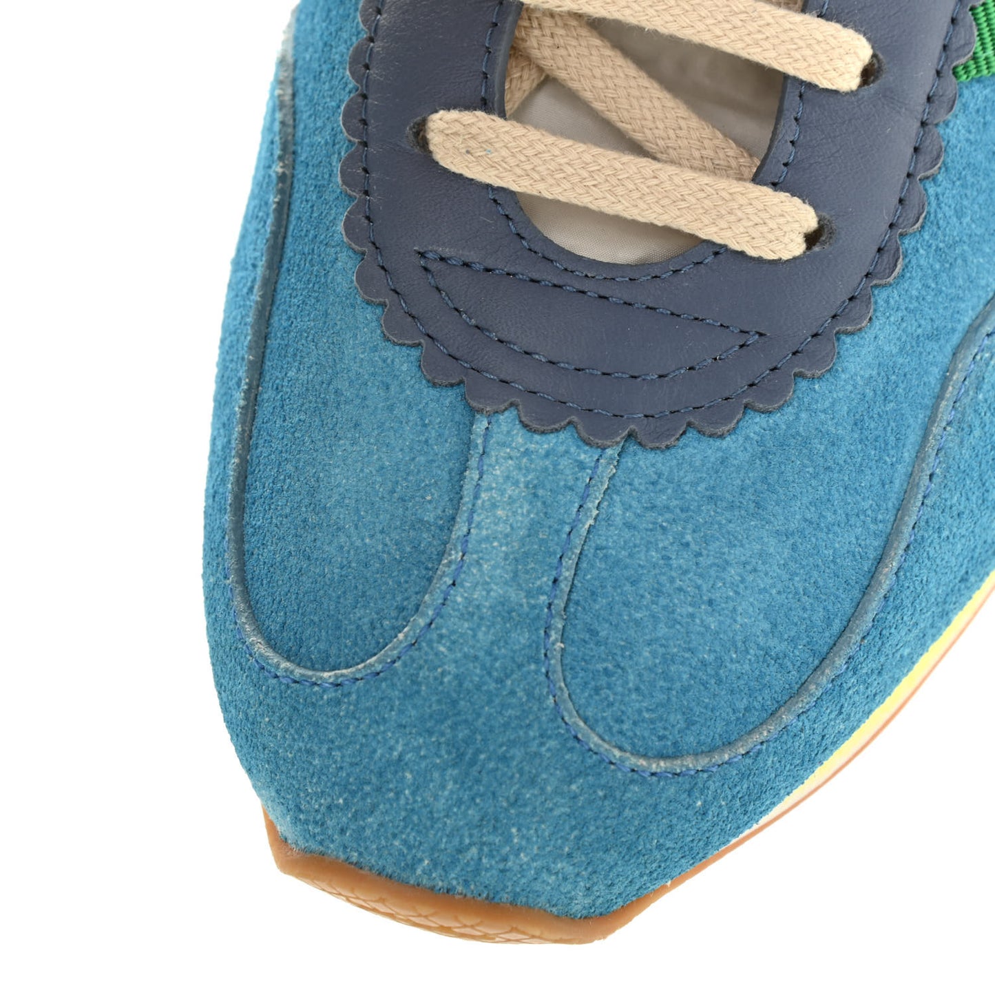 Suede Web Womens Rocket Sneakers 39 Bright Splash Thunder