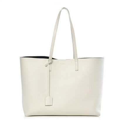 Saint Laurent Calfskin Large Shopping Tote Porcellana 3 of 12
