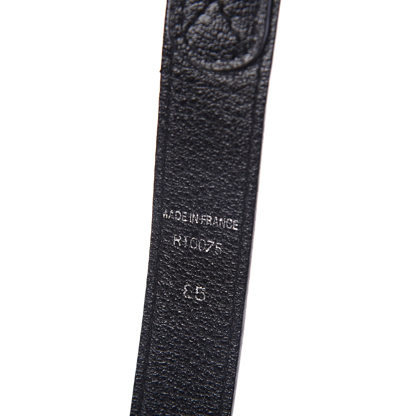 Calfskin CD Belt 85 Black