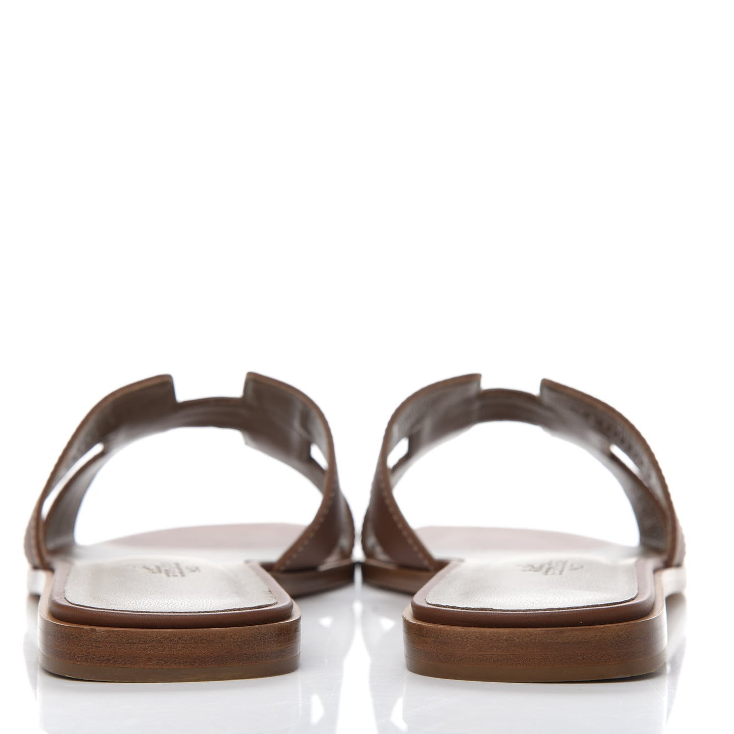 Box Calfskin Oran Sandals 39.5 Gold