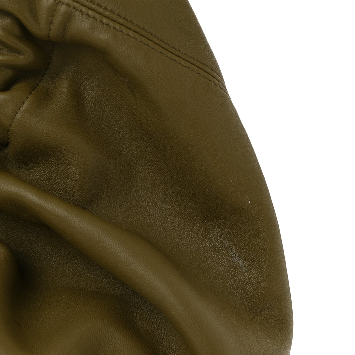Nappa Medium Squeeze Bag Olive