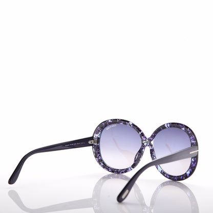 Tom Ford Gisella Sunglasses TF388 Purple Havana 4 of 8