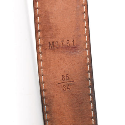 Louis Vuitton Monogram LV Initiales Belt 85 34 5 of 12