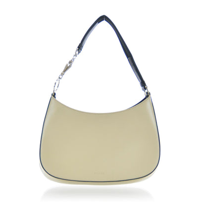 Prada Smooth Leather Shoulder Bag Beige 1 of 12