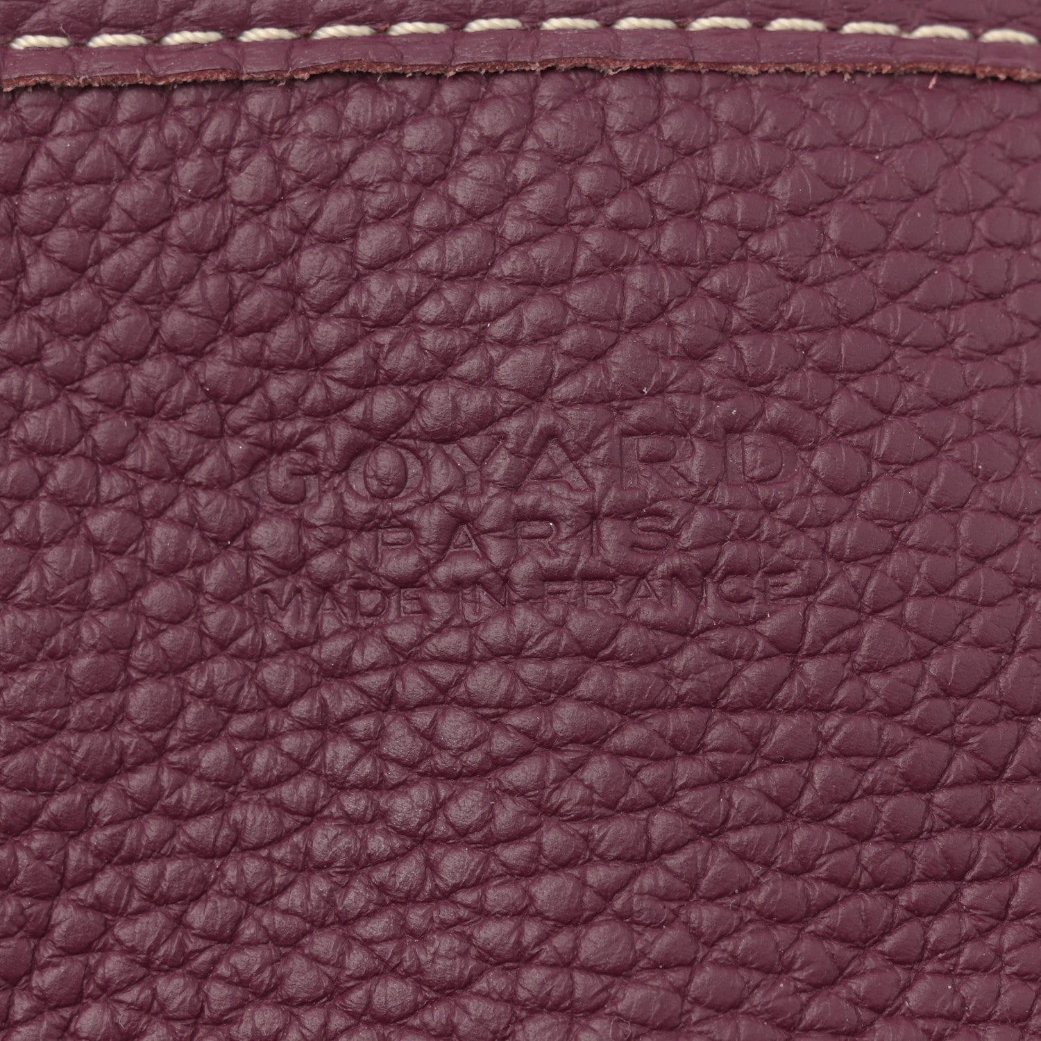 Goyard Goyardine Sac Hardy Pet Carrier PM Burgundy 8 of 15