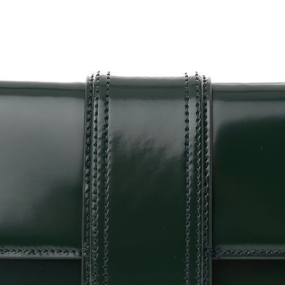 Jacquemus Glazed Calfskin Le Bambino Long Dark Green 7 of 10