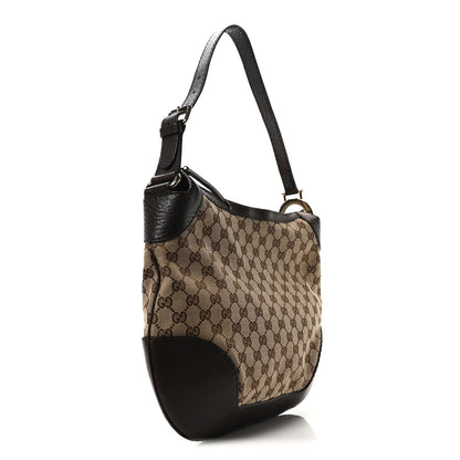 Gucci Monogram Medium Charlotte Hobo Brown 3 of 10