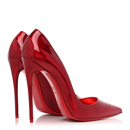 Christian Louboutin Metallic Patent Psychic So Kate 120 Pumps 39.5 Loubi 4 of 9