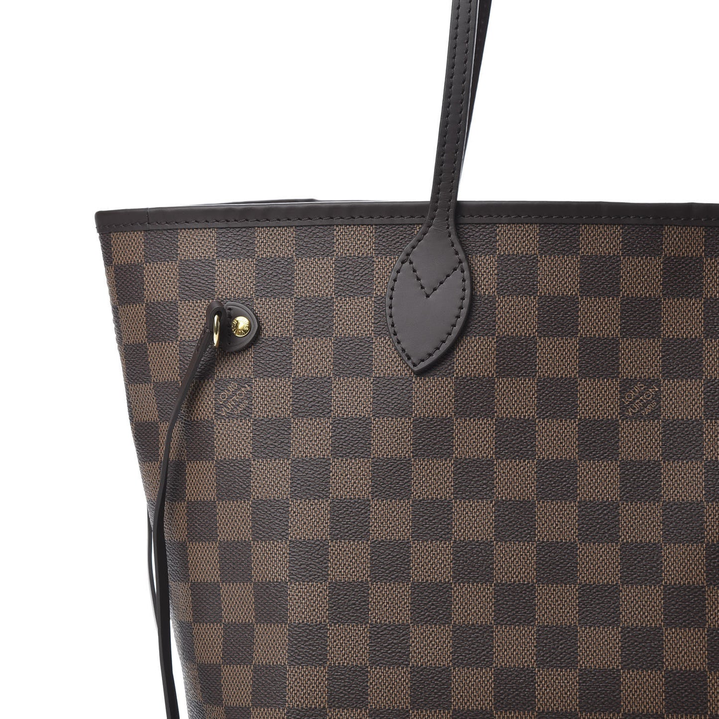 Damier Ebene Neo Neverfull MM Rose Ballerine