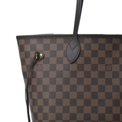 Louis Vuitton Damier Ebene Neo Neverfull MM Rose Ballerine 9 of 11