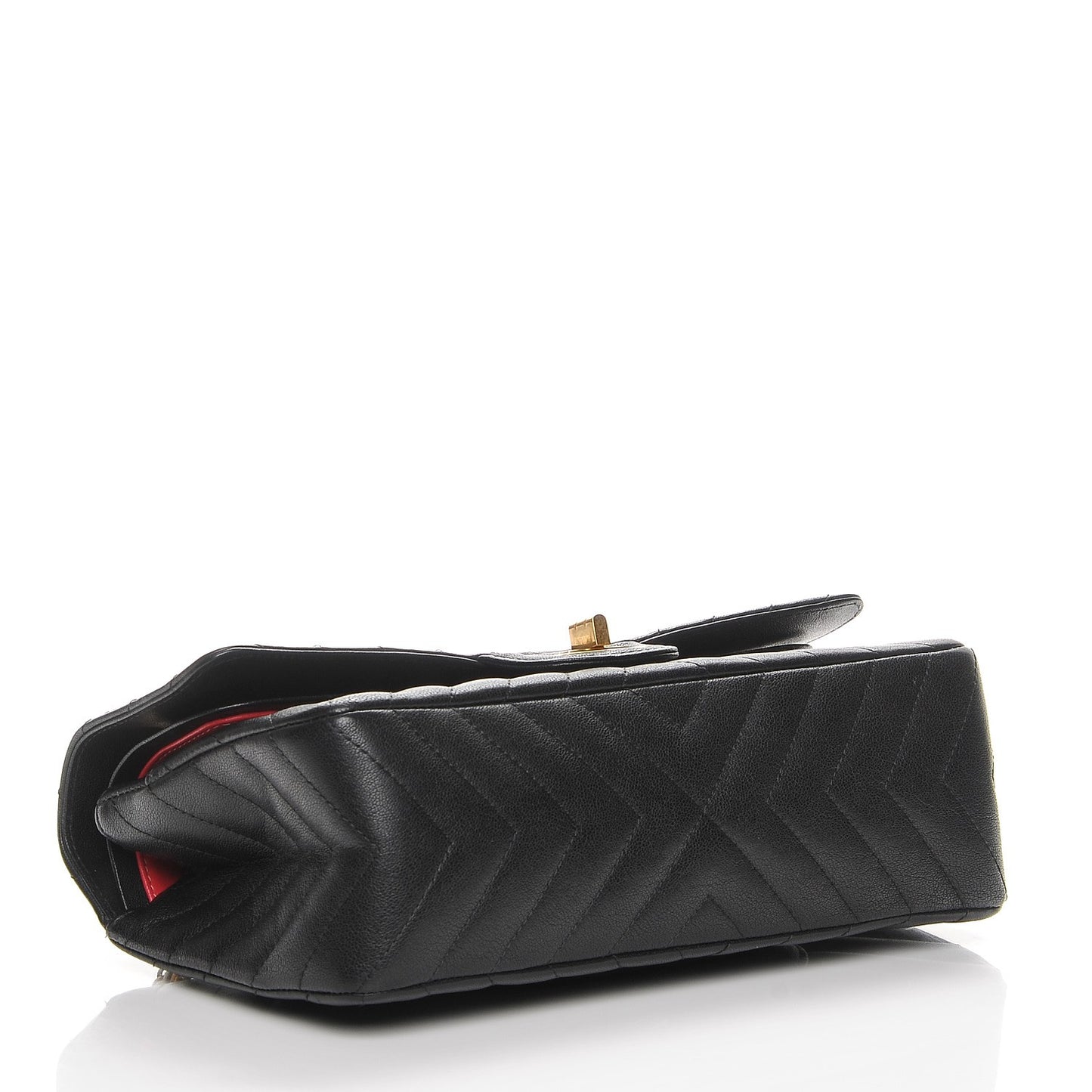 Sheepskin Chevron Quilted 2.55 Reissue 225 Flap Black
