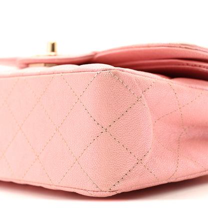 Chanel Iridescent Caviar Quilted Small Double Flap Pink 10 of 12