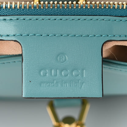 Gucci Boarded Dyana Lux Calfskin Small Jackie 1961 Hobo Dusty Azure 6 of 12