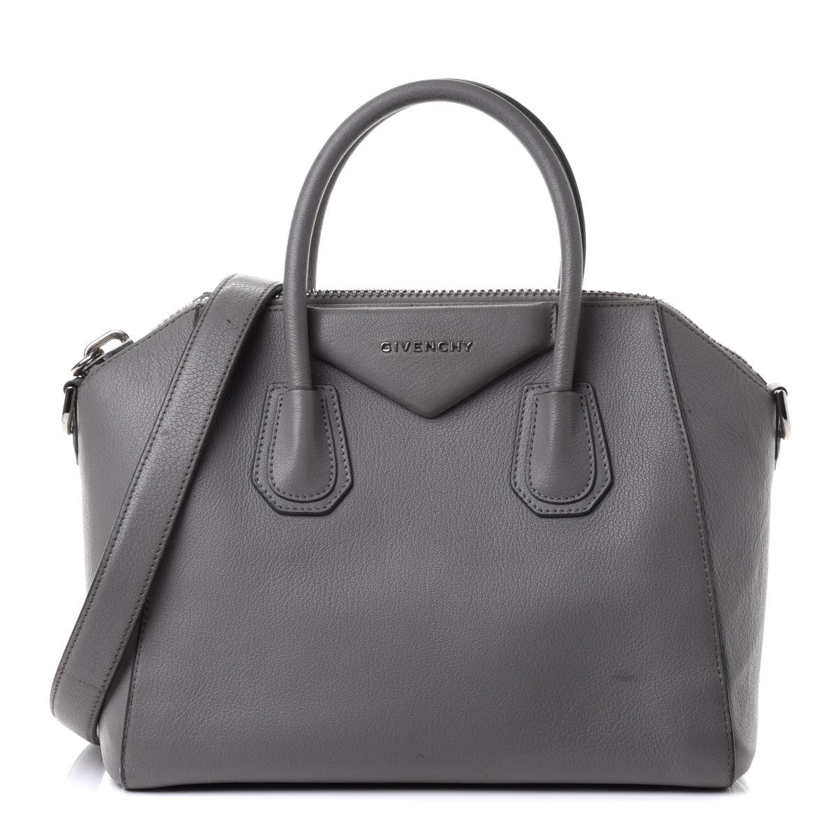 Givenchy Sugar Goatskin Small Antigona Pearl Grey 1 of 5
