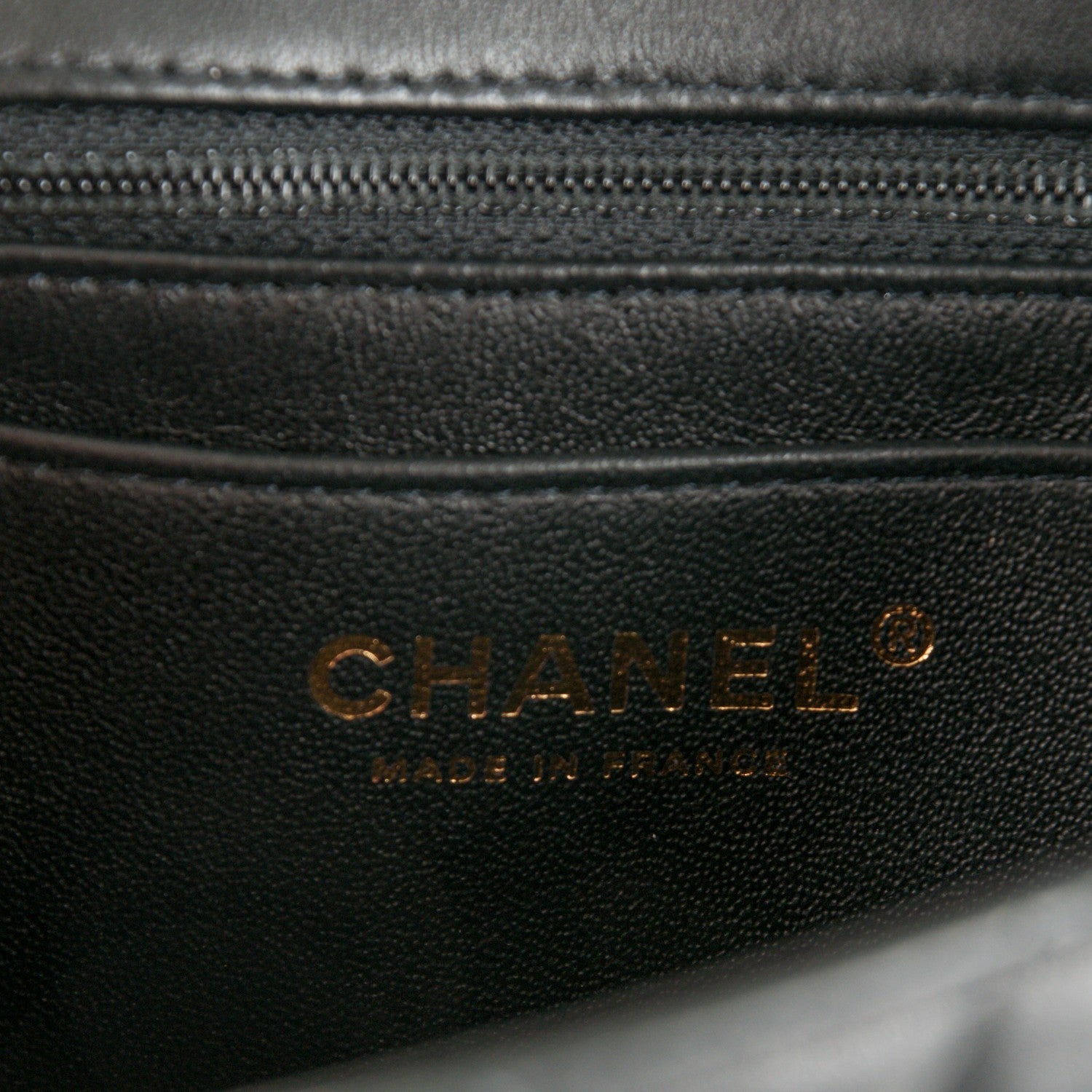 Chanel Lambskin Quilted Mini Rectangular Flap Black 7 of 16