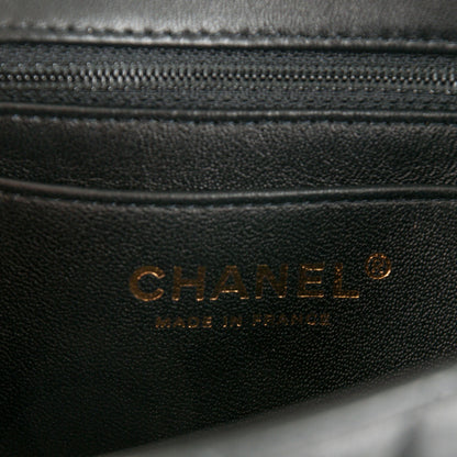 Chanel Lambskin Quilted Mini Rectangular Flap Black 7 of 16