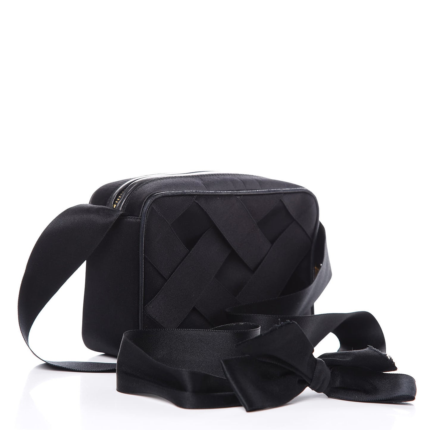Satin Bow Camera Case Black