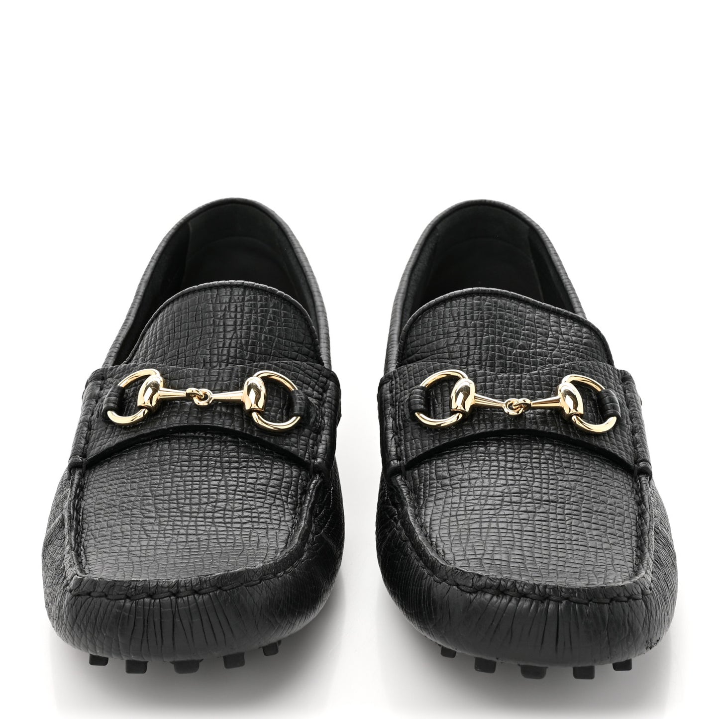 Calfskin Mens Horsebit Alcapulco Moccasins 8 Black
