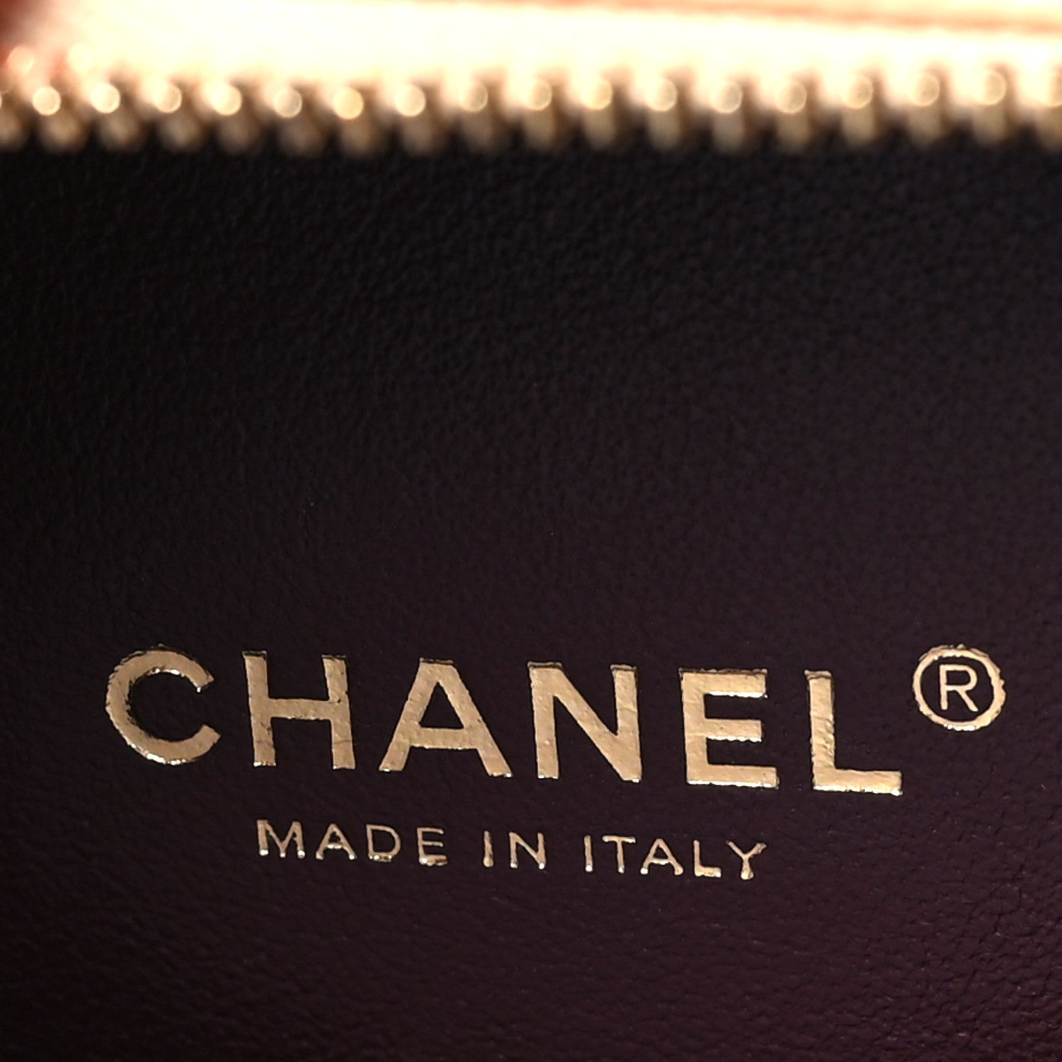 Chanel Caviar Quilted Small CC Filigree Vanity Case Beige Black 6 of 10