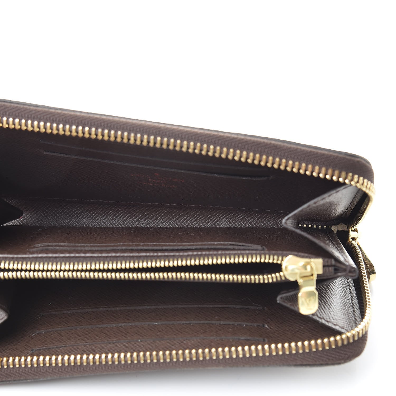 Louis Vuitton Damier Ebene Zippy Compact Wallet 5 of 9