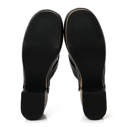 Chanel Calfskin CC Turn Lock Clogs 41 Black 5 of 7