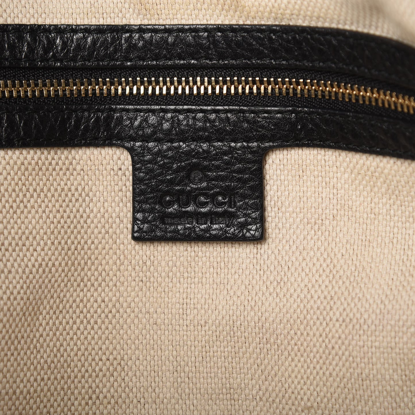 Pebbled Calfskin Medium Soho Shoulder Bag Black