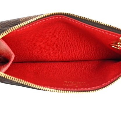 Louis Vuitton Damier Ebene Recto Verso Card Holder Red 5 of 8