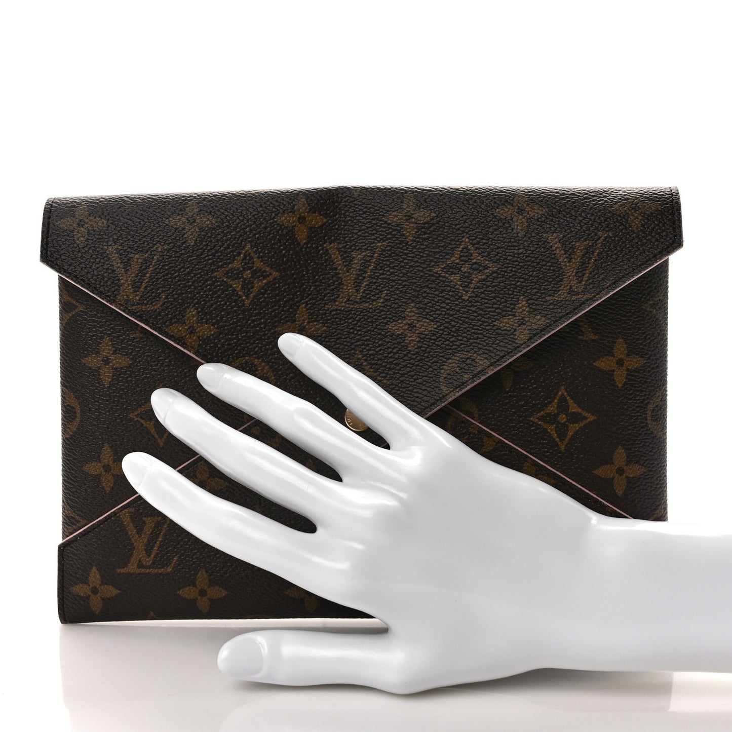 LOUIS VUITTON Monogram Large Kirigami Pochette Insert Rose Ballerine