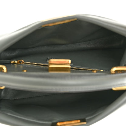 Fendi Nappa Mini Peekaboo Iconic Satchel Fumo 5 of 11