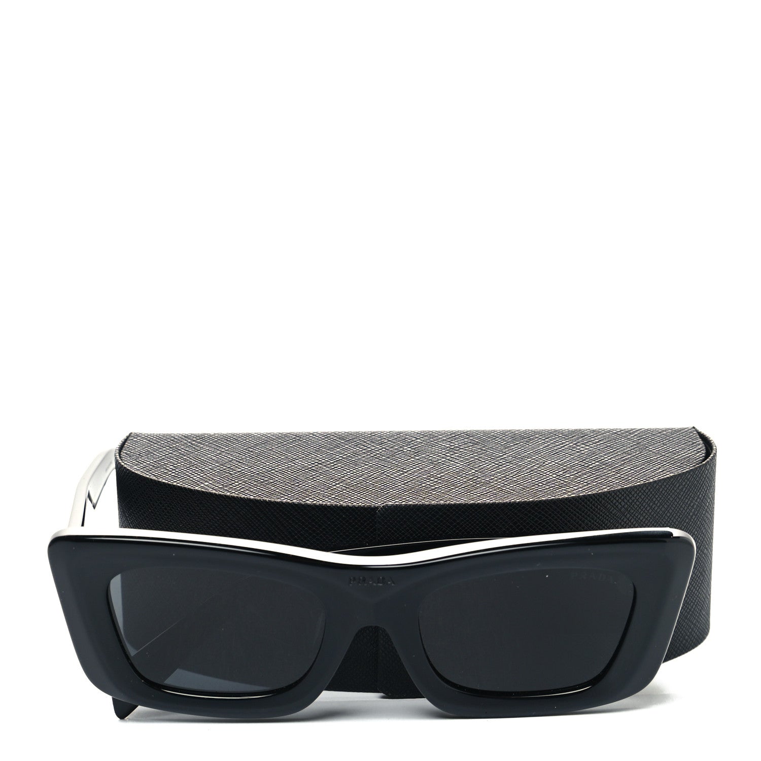 Prada Acetate Symbole Sunglasses SPR 13Z Black 8 of 8