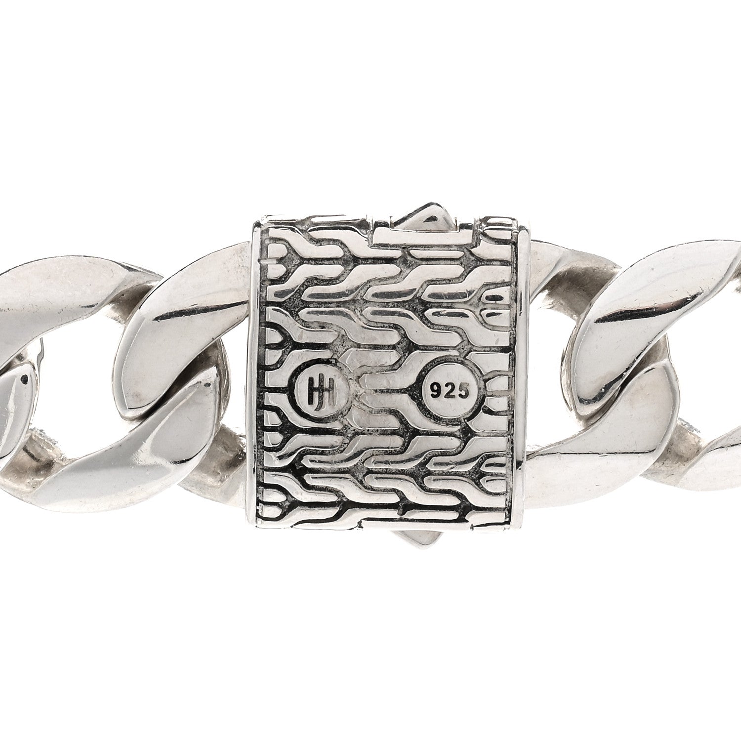 John Hardy Sterling Silver 14mm Curb Chain Necklace 4 of 4