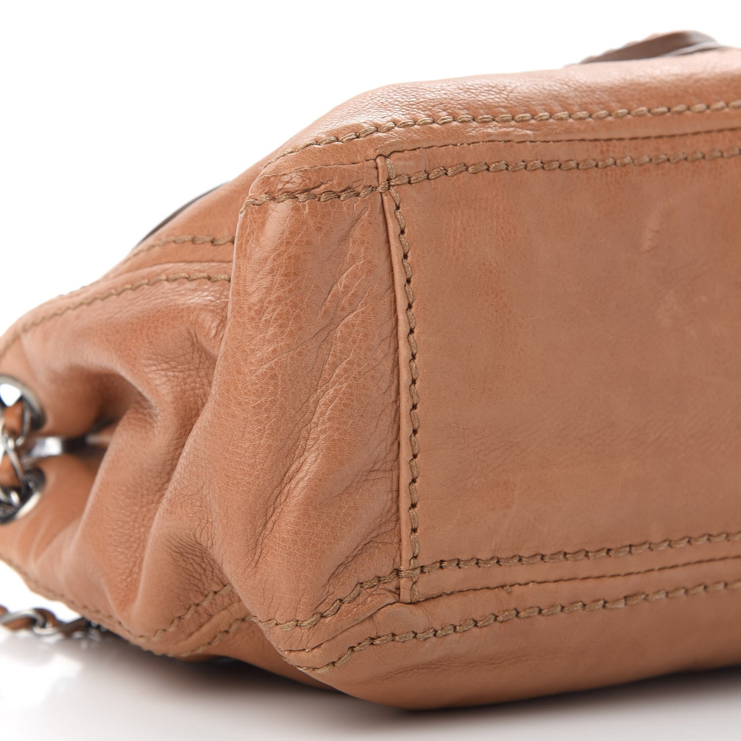 Prada Vitello Phenix Flap Chain Bag Brown 4 of 8
