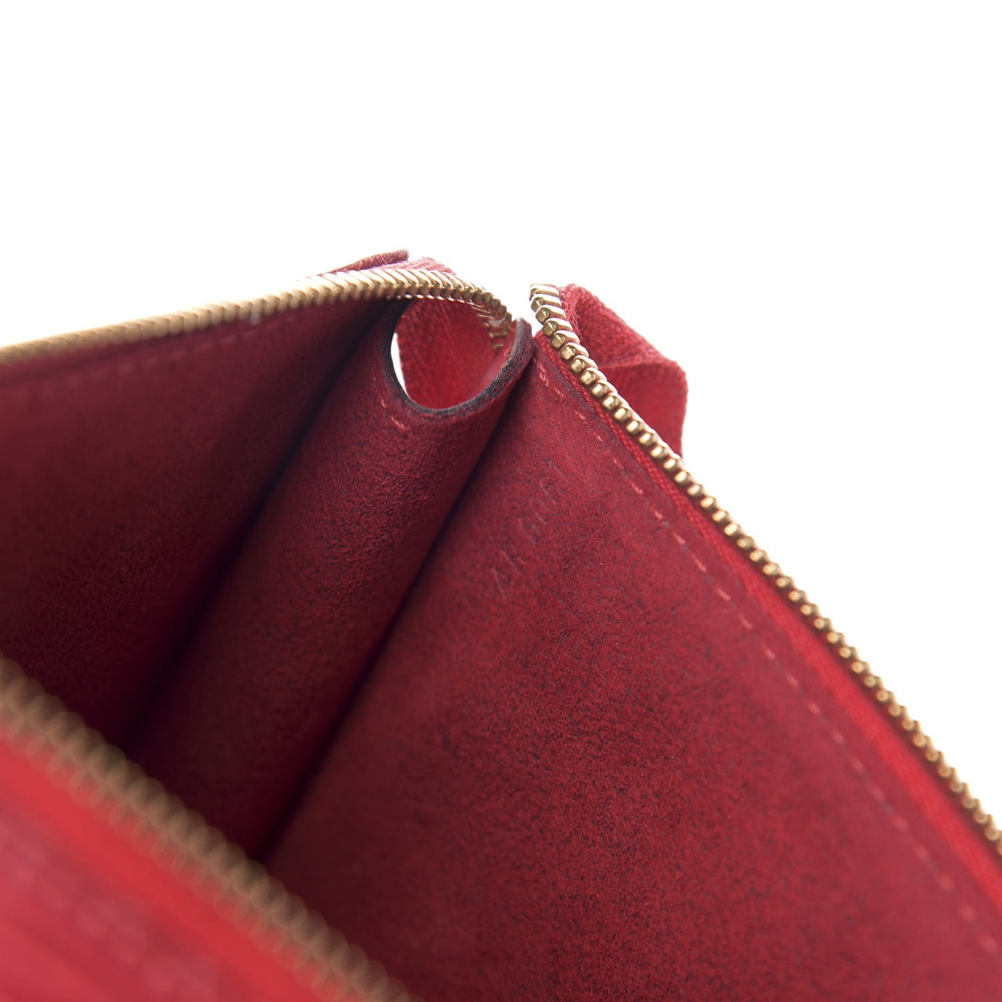 Epi Pochette Accessories 24 Castillan Red