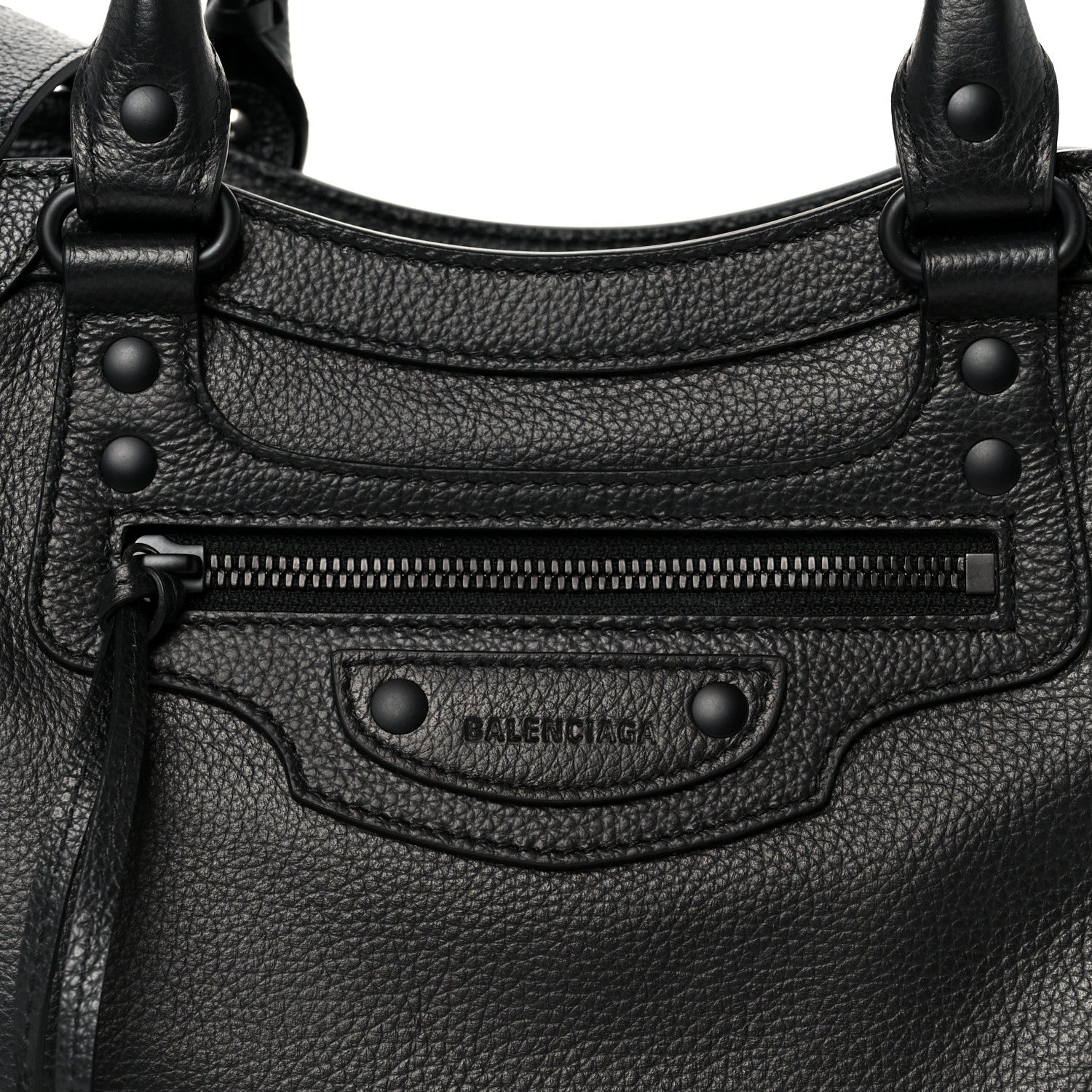 Balenciaga Grained Calfskin Neo Classic Black Hardware S City Black 8 of 10