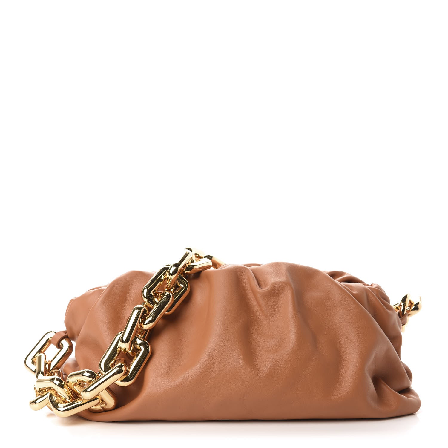 Bottega Veneta Calfskin The Pouch Chain Clay 1 of 10