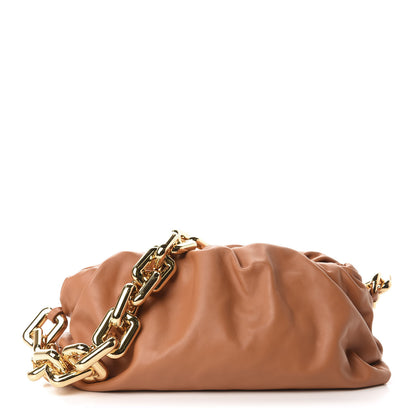Bottega Veneta Calfskin The Pouch Chain Clay 1 of 10