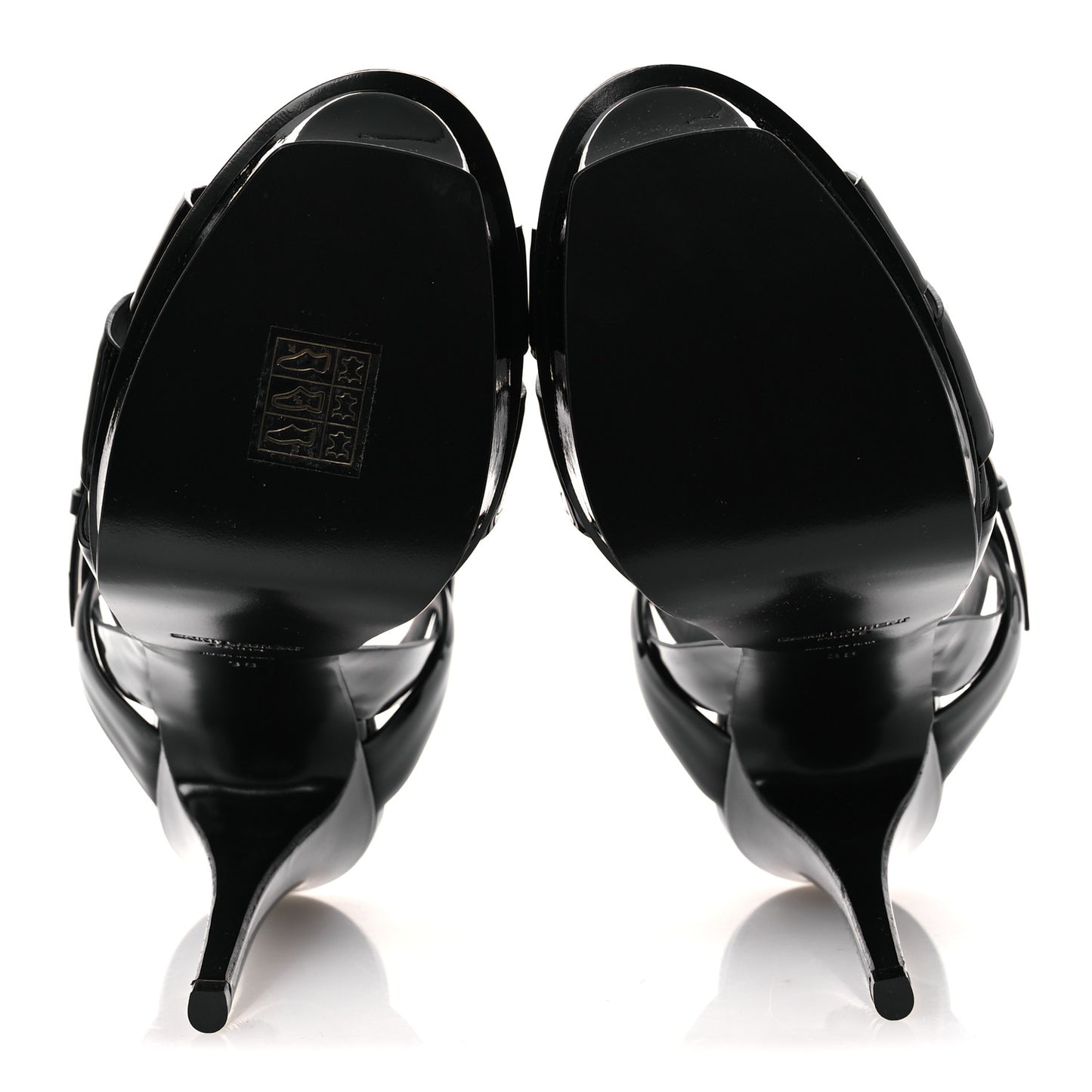 Patent Tribute 105 Platform Sandals 38 Black