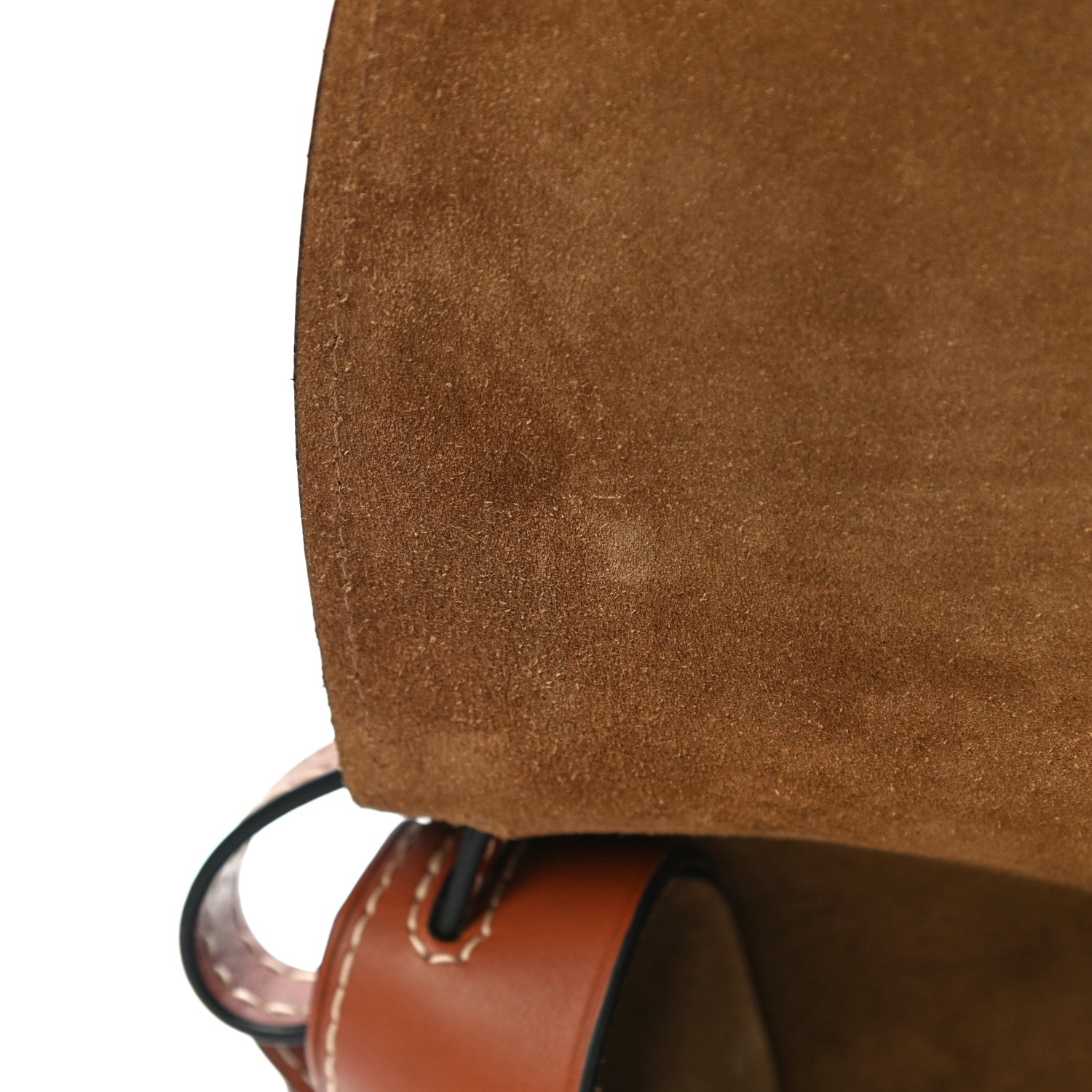 Loewe Calfskin Small Gate Crossbody Bag Rust 12 of 15