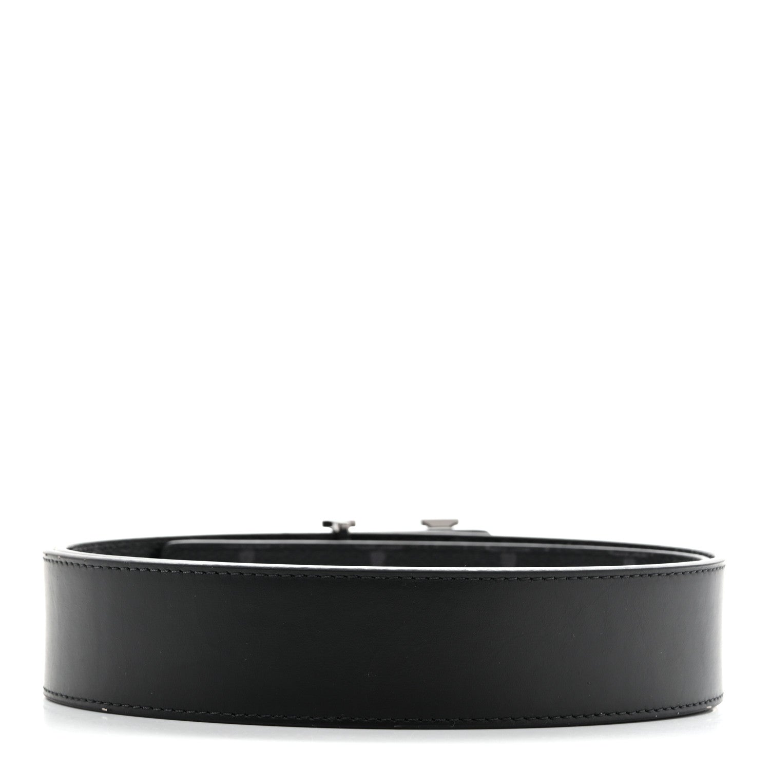Louis Vuitton Monogram Eclipse Taigarama 40mm LV Initiales Reversible Belt 95 38 Black 4 of 9