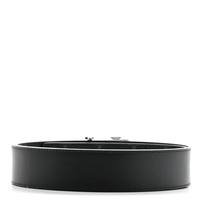 Louis Vuitton Monogram Eclipse Taigarama 40mm LV Initiales Reversible Belt 95 38 Black 4 of 9