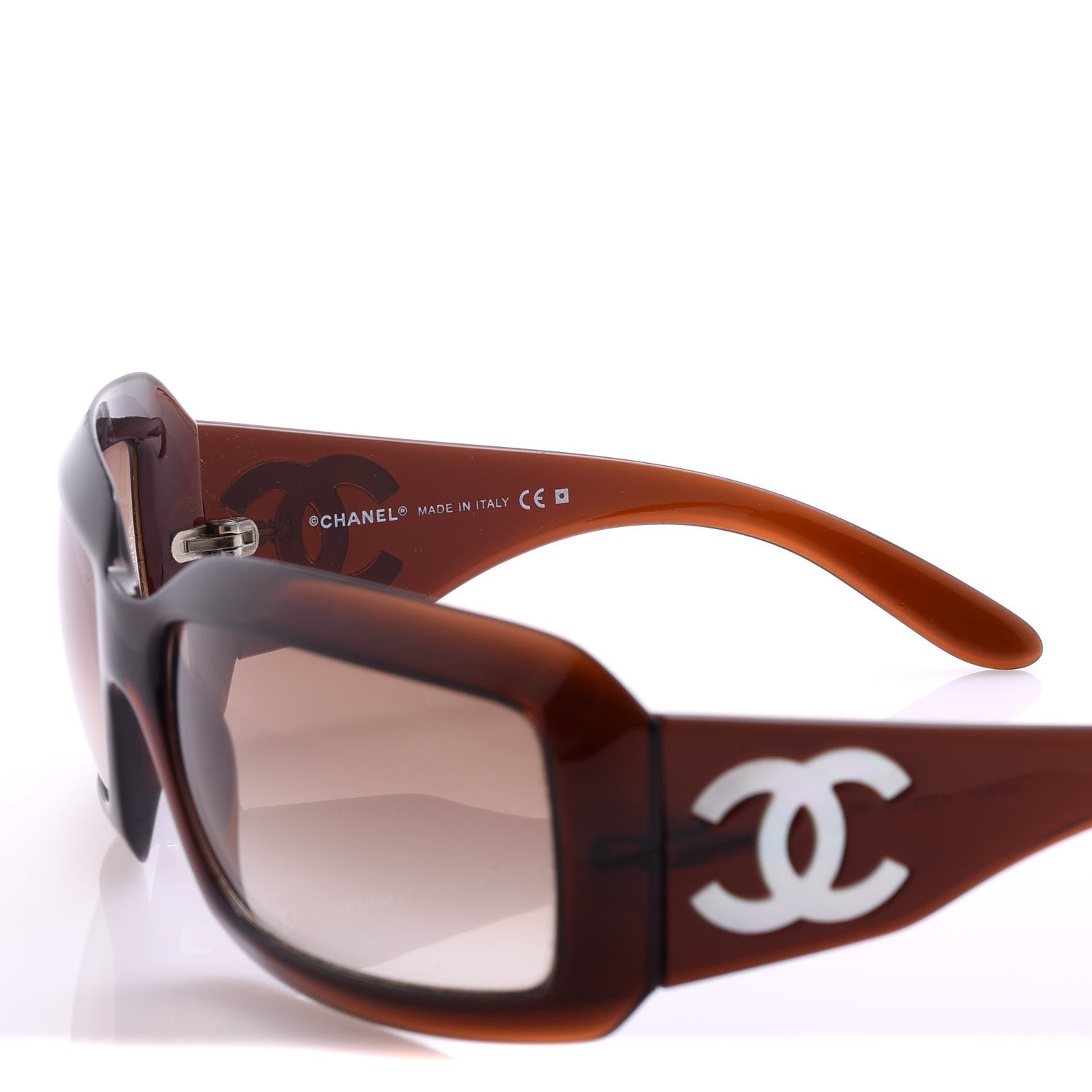 Chanel Mother of Pearl Sunglasses 5076 Brown 5 of 8