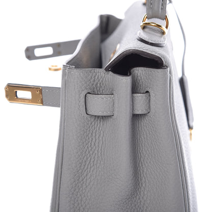 Hermes Togo Kelly Retourne 25 Gris Mouette 16 of 35