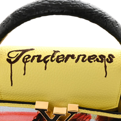 Louis Vuitton Taurillon Embroidered Tenderness Capucines MM Yellow Multicolor 13 of 13