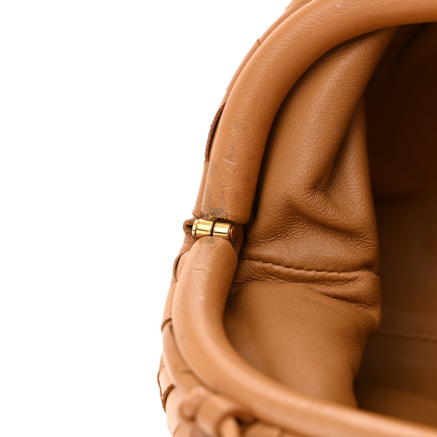 Nappa Intrecciato The Mini Pouch Carmel