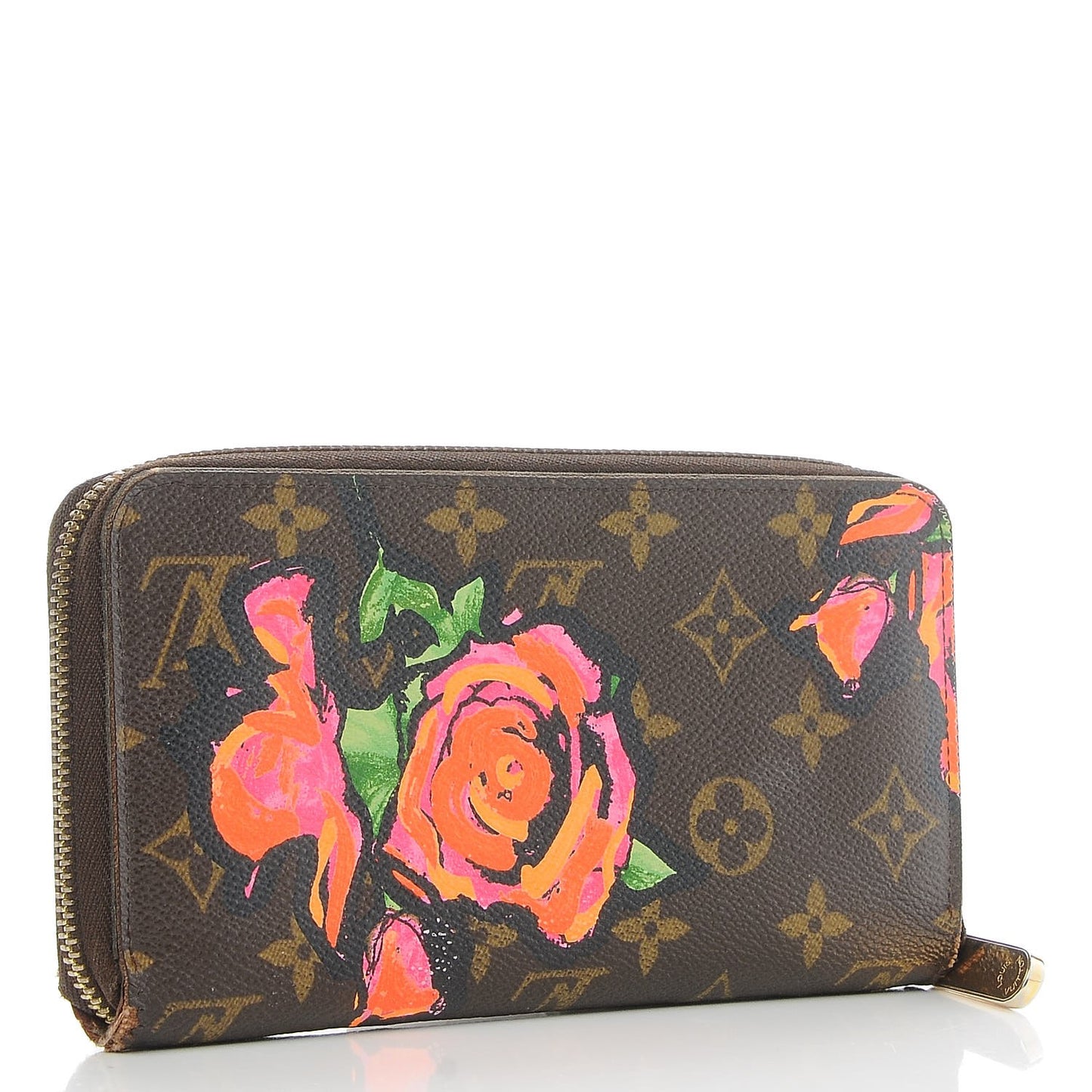 Monogram Roses Zippy Wallet