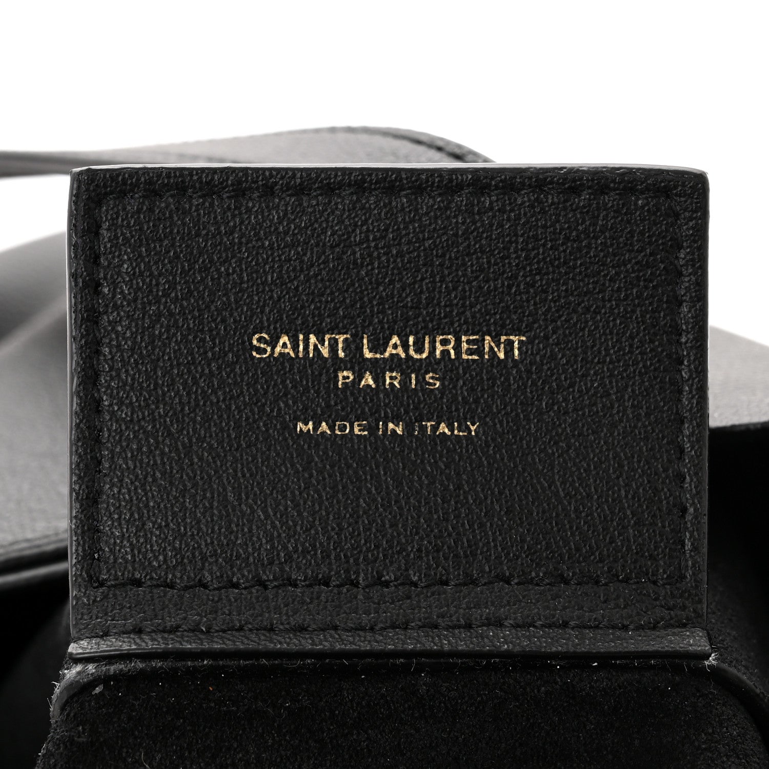 Saint Laurent Calfskin Toy Shopping Tote Black 6 of 12