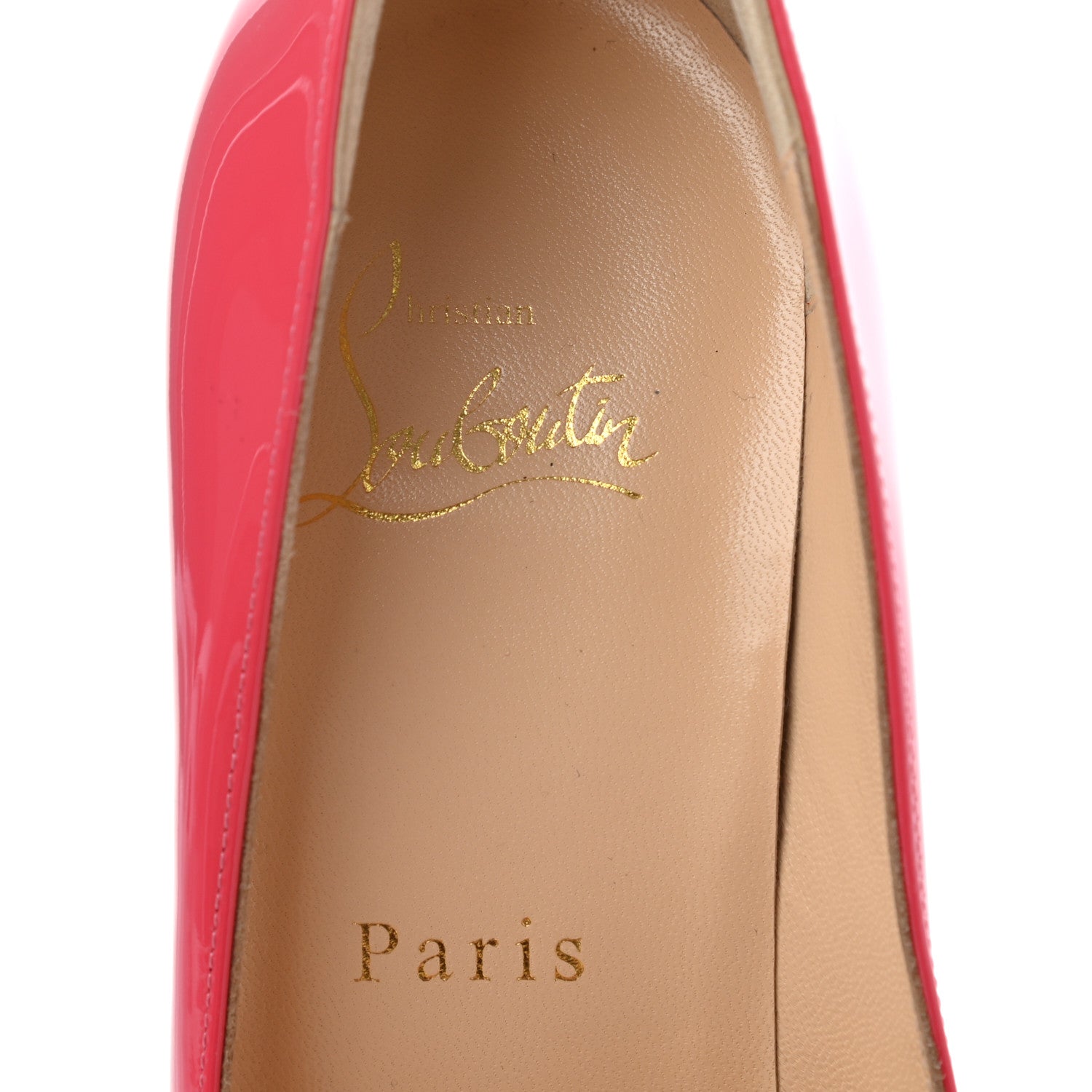 Christian Louboutin Patent Pigalle Follies 100 Pumps 36 Pinky 7 of 8