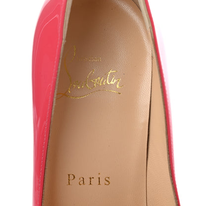 Christian Louboutin Patent Pigalle Follies 100 Pumps 36 Pinky 7 of 8