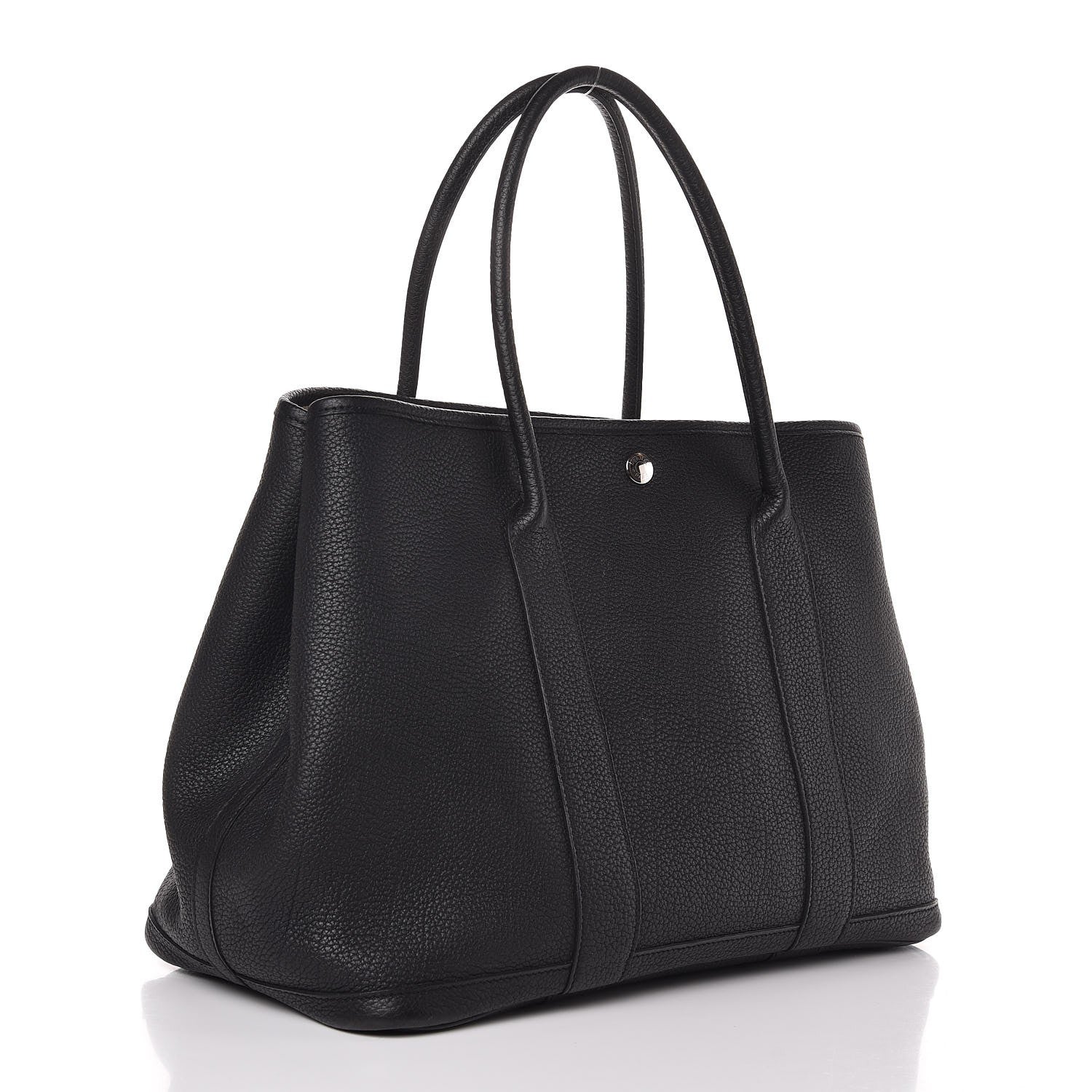 Hermes Fjord Garden Party Tote 36 MM Black 3 of 7