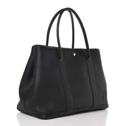 Hermes Fjord Garden Party Tote 36 MM Black 3 of 7
